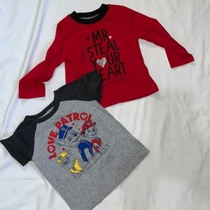 Valentine’s Day shirt set